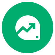 Ikona sybolizująca wzrost finansów