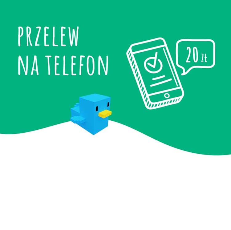 przelew <br /> na telefon