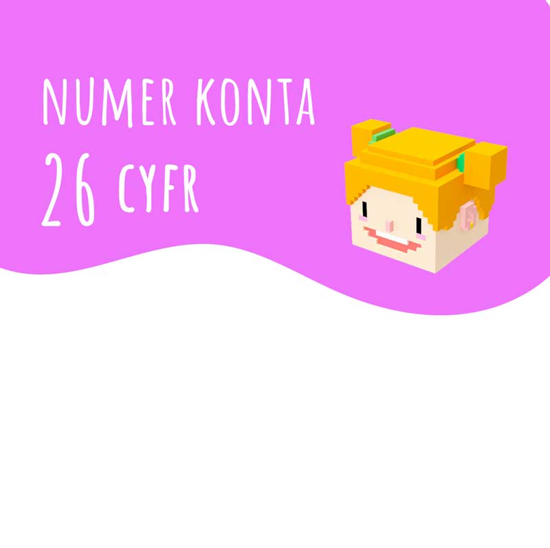 numer konta <br /> 26 cyfr