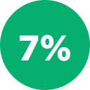 7%